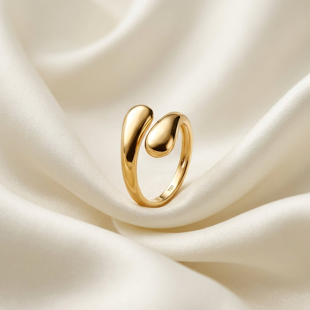 Minimalist Stainless Steel Open Ring for Women
