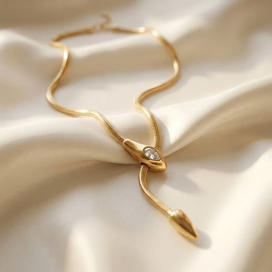 Minimalist Stainless Steel Drop Necklace
