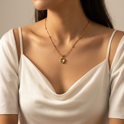 Elegant Stainless Steel Pendant Chain
