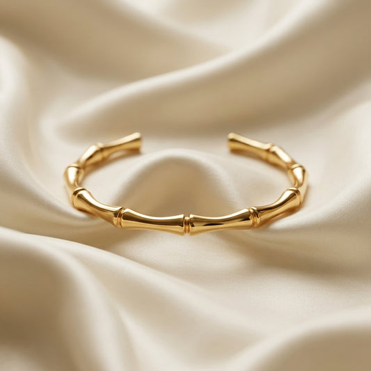 Stainless Steel Minimal Cuff Bracelet for Women