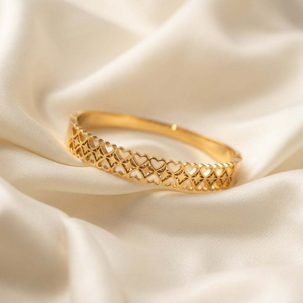 Stainless Steel Handcuff Bracelet for Women