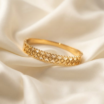 Stainless Steel Handcuff Bracelet for Women