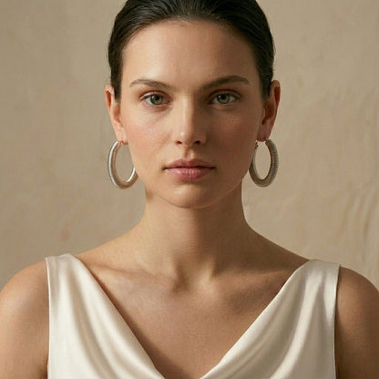Minimalist Stainless Steel Hoop Earrings