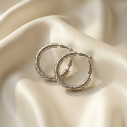 Minimalist Stainless Steel Hoop Earrings