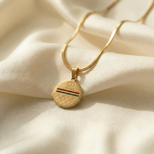 Premium Minimal Gold Pendant- Stainless steel