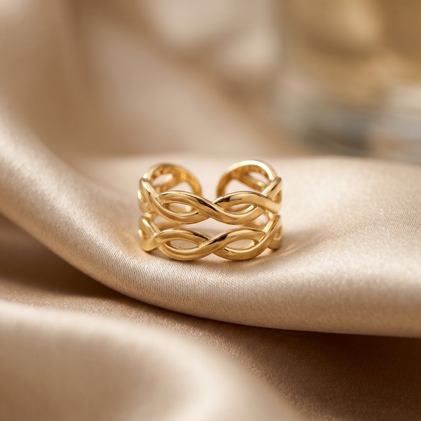 Minimalist Stainless Steel Open Ring for Women
