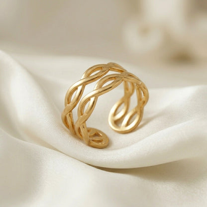 Minimalist Stainless Steel Open Ring for Women