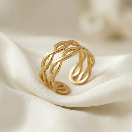 Minimalist Stainless Steel Open Ring for Women