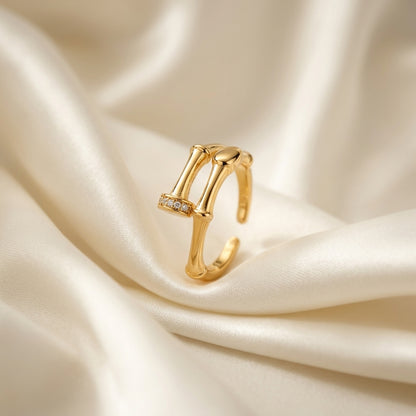 Minimalist Stainless Steel Statement Open Ring